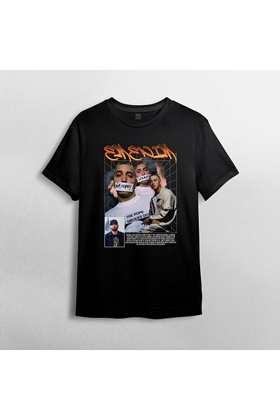 Pixxa Μπλουζάκι Eminem The Slim Shady 100% Cotton Crew Neck Model 4
