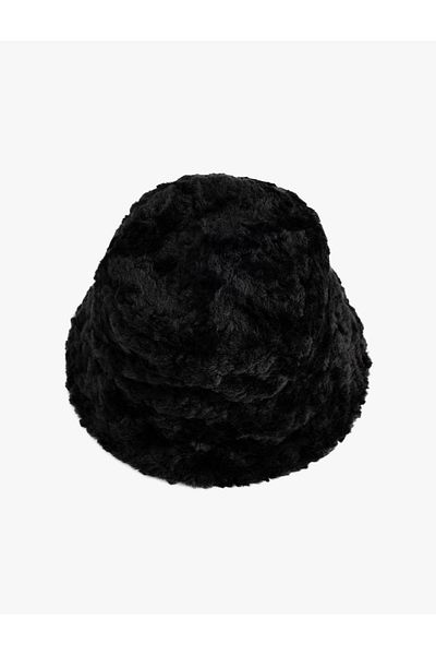 Koton Plush Bucket Hat