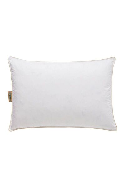 Homelux Perna Soffica 50x70 cm, material husa 100% bumbac, umplutura 5% puf gasca, 95% pene gasca, alb