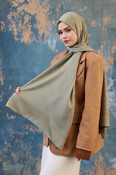 İpekhan Πράσινο Μεταξένιο Σάλι Ζακάρ - Φθινόπωρο Χειμώνας 9018-22