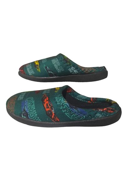 GEZER Papuci pentru băiat kaki cu figurină de mașină - gzrtr2030