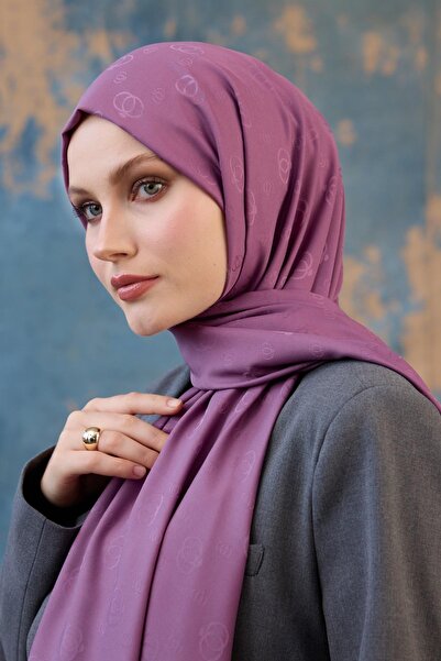 İpekhan Fall Winter İpeksi Jakar Şal Leylak 9018-19