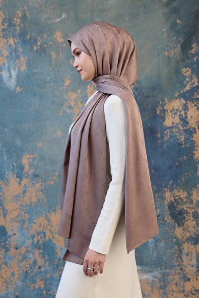 İpekhan Φθινοπωρινό Χειμώνα Μεταξένιο Ζακάρ Σάλι Καφέ 9018-30