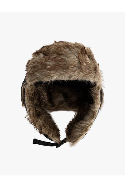 Koton Pilot Hat - Design with Faux Fur Inside