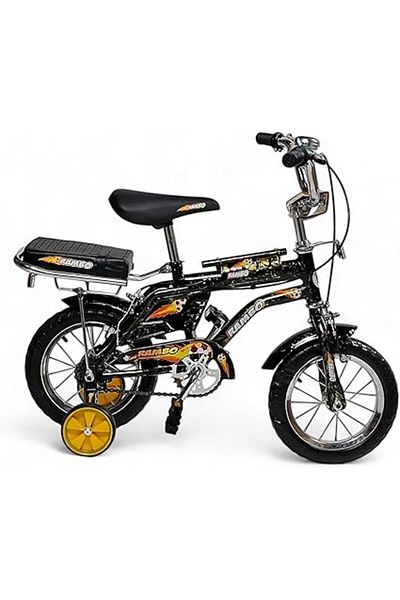 ALBADER Rambo Freestyle Kids Bike with Adjustable Seat, 12 Inch Rambo, Bikes for Kids Age 3-7 Years