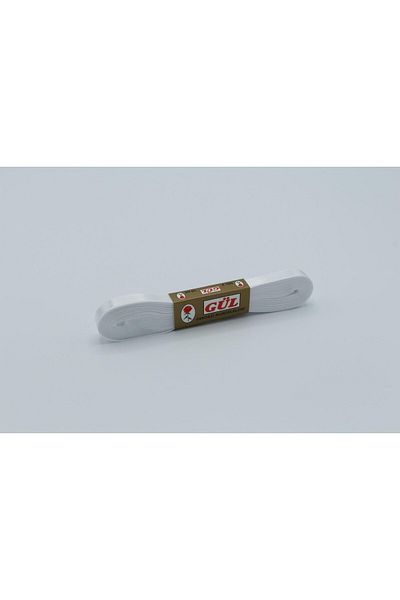 öz-iş White Satin Rose Ribbon - 10mm