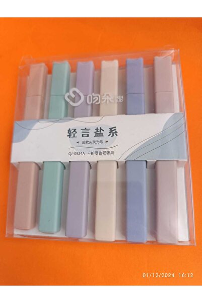 Renna Accessories fosforlu kalem pastel renkli pinterest model  6 lı set