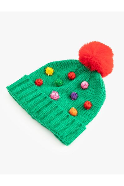 Koton Pompom Detailed Beret