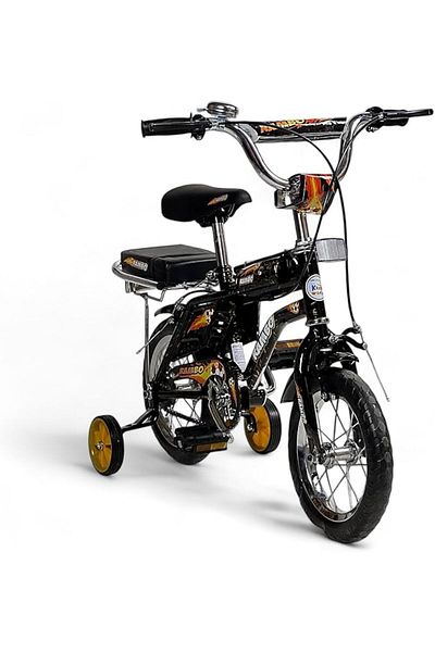 ALBADER Rambo Freestyle Kids Bike with Adjustable Seat, 12 Inch Rambo, Bikes for Kids Age 3-7 Years