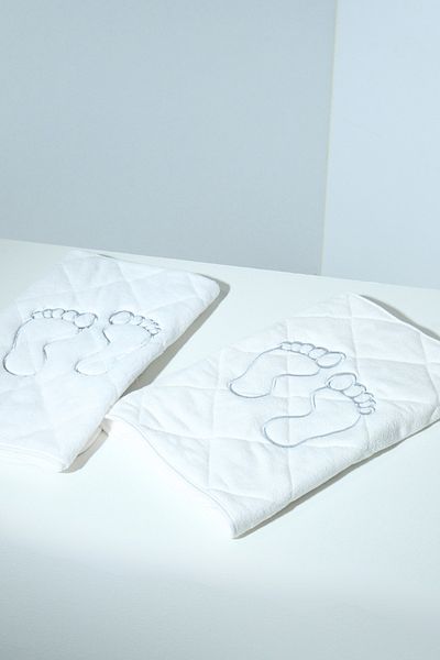 LAVENDIER Toe 60x80 Χαλάκι Μπάνιου Διπλής Όψης 2 Τεμάχια