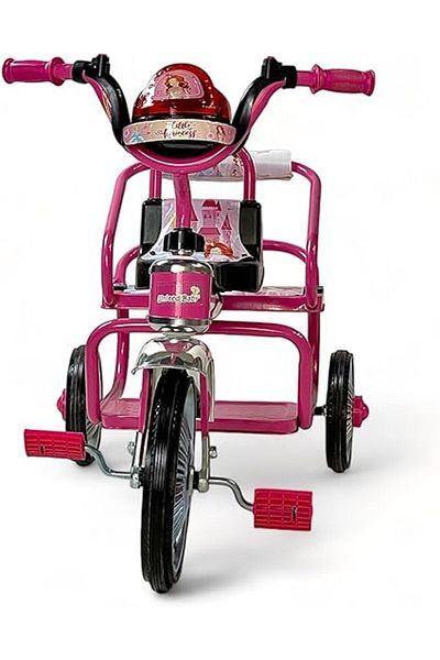 ALBADER Tricycle for Kids With 2 Seats, Toddler Bike for 3-5 Kids, Tricycles Balance double seat