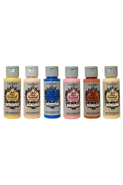 Cadence Cam Ve Seramik Boyası 6lı Set