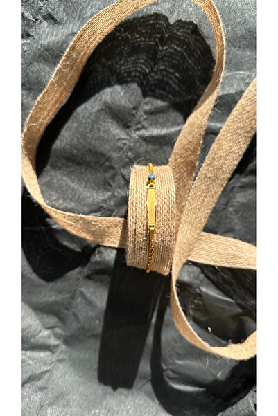 Yamaner Kuyumculuk Unisex Bebek Künyesi Altın Bileklik