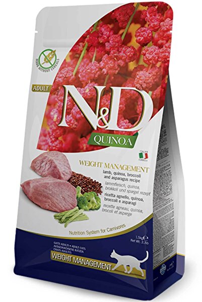 N&D ND Quinoa Tahılsız Kilo Kontrollü Kuzulu Kedi Maması 1.5kg