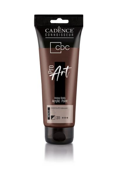 Cadence Boya طلاء أكريليك معدني ثقيل من بروارت Prm-311 شوكولاتة 120 مل