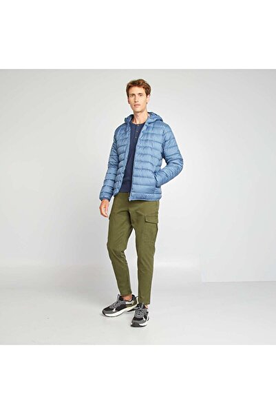 KIABI Multi-pocket slim-fit trousers KHAKI