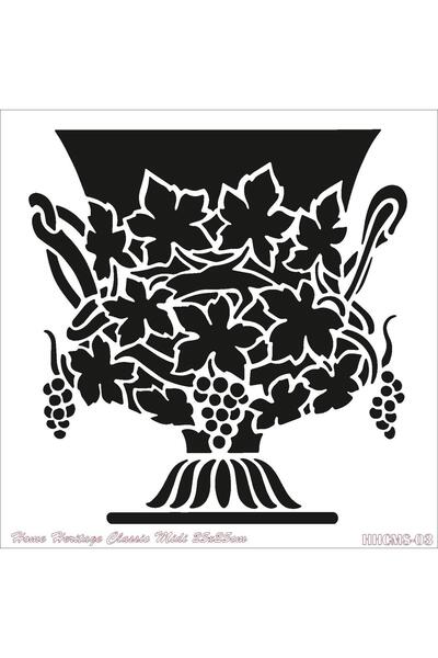 Cadence Home Heritage Classic Midi 25X25Cm Hhcms-03 Stencil