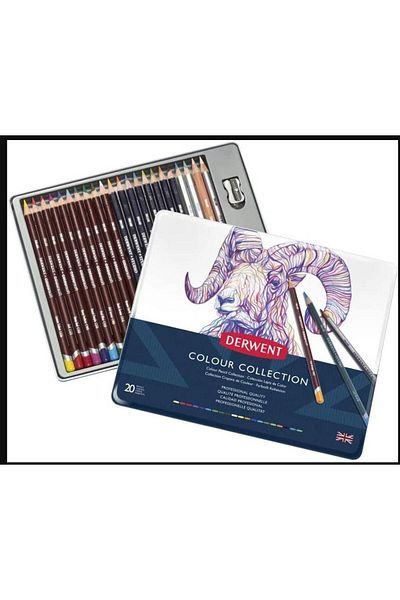 Derwent Color Collection 20 Colors Metal Box