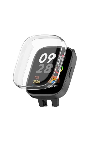 MMP SHOP Xiaomi Redmi Watch 3 Active Uyumlu Şeffaf Yumuşak Tpu Kasa Koruyucu