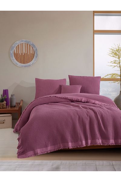 luxtex Double 100% Cotton Waffle Pique, Multi-Purpose Bedspread