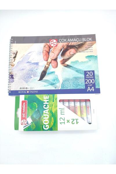 Royal Talens Art Creation Guaj Boya Talens A4 Çok Amaçlı Blok