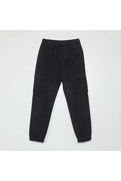 KIABI Multi-pocket trousers black