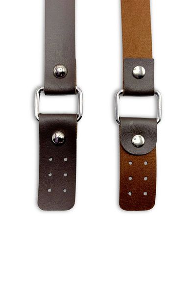 SENSY Long Double Leather Bag Handle 80 cm