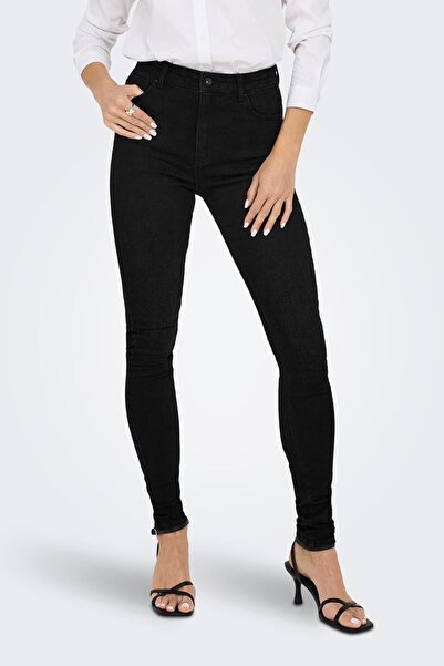 ONLY ONLDRUNA HW SKINNY DNM PIMBOX BLACK