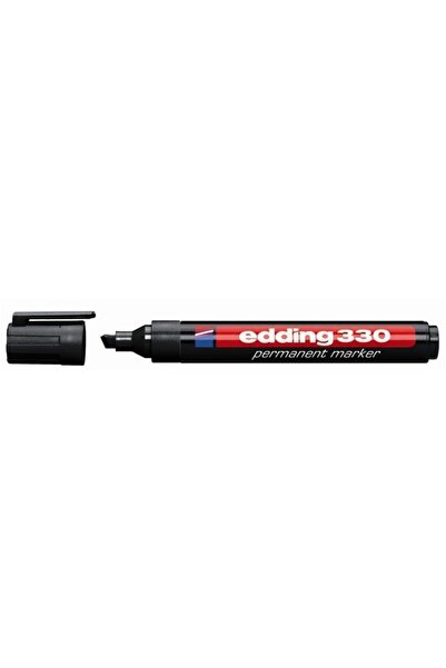 Edding علامة سوداء دائمة EDDING - طرف مقطوع ED-330 (5 قطع)