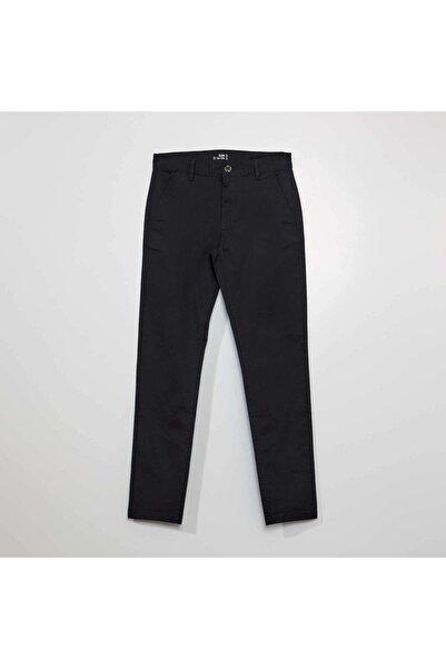 KIABI Slim-fit chinos black