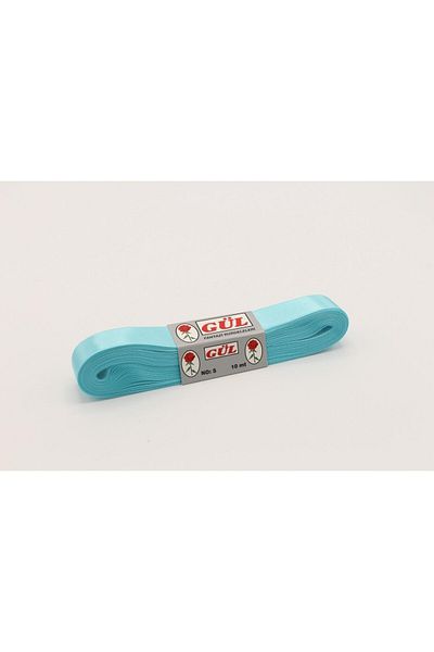 öz-iş Turquoise Satin Ribbon - Rose 20mm