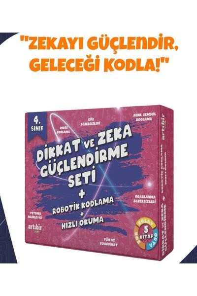 Artıbir Yayınları 4. Sınıf Dikkat Ve Zeka Güçlendirme Seti
