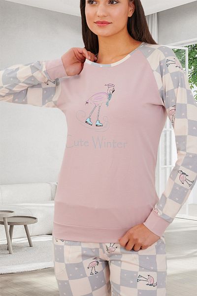 Bella Linda Cotton Long Sleeve Women's Pajama Set