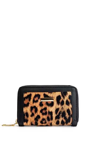 minebag Zc167 Model Black Faux Leather Women's Wallet
