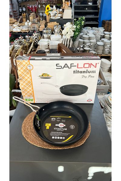 SAFLON Safinox 30 cm Titanium Metal Single Handle Pan