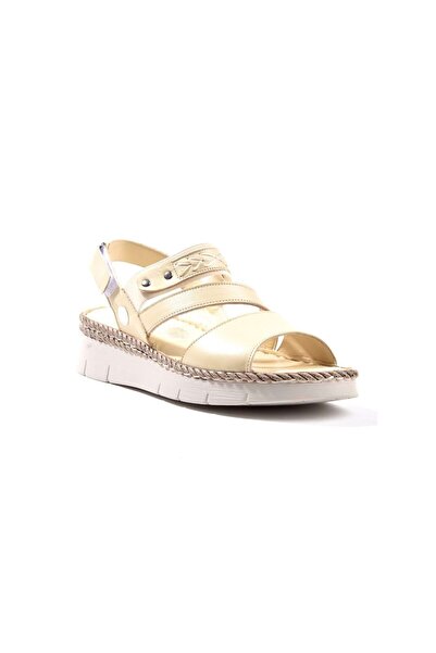 Mammamia Hakiki Deri Ortopedik Kadın Sandalet 1640