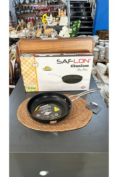 SAFLON Safinox 22cm Titanium Metal - Induction Tab with Handle