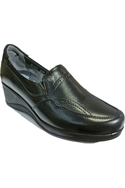 Forelli Hakkiki Deri Ortepedik Kadın Ayakkabı Violet 57609