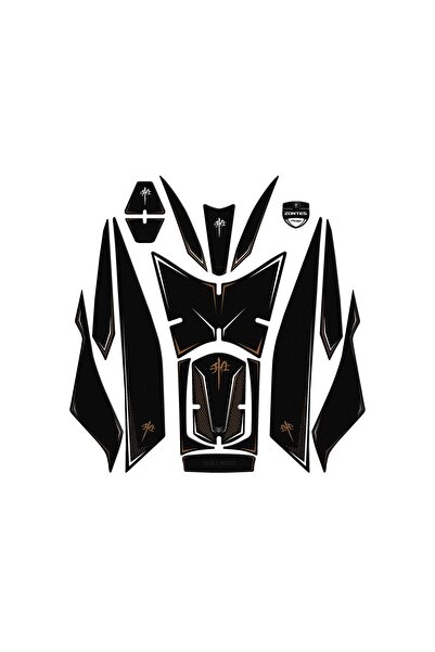 Redline Grafik Rks RZ250S Zontes 2023-2024 Uyumlu Full Tank Pad  Set Siyah Al...
