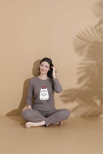 LİLA İÇ GİYİM Winter Soft Pajama Suit