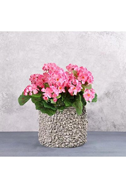 Nettenevime Yapay Çiçek Sardunya Demeti 40*25cm 1.Kalite PEMBE Balkon Çiçeği