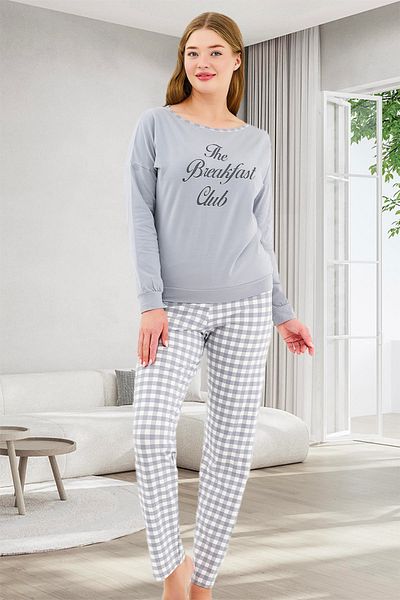 Bella Linda Cotton Long Sleeve Women's Pajama Set