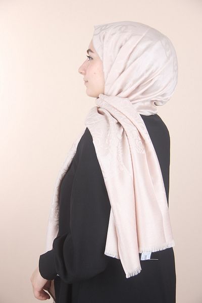 Sima Σάλι τριαντάφυλλο Sima Cashmere CC σε πούδρα