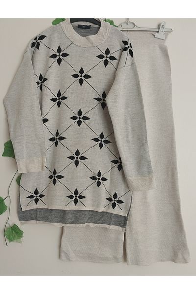 Dagü Design Hijab Double Knitwear Suit