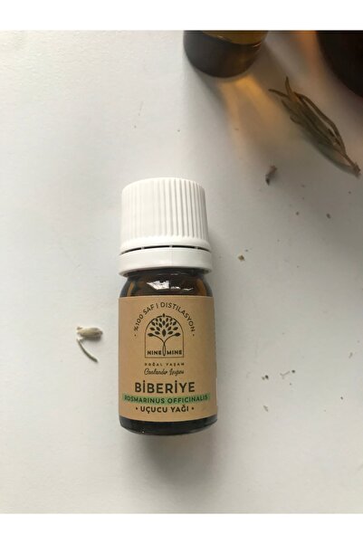 Nine&Mine Doğal Yaşam %100 Saf Ve Doğal Biberiye Uçucu Yağı - 5 ml