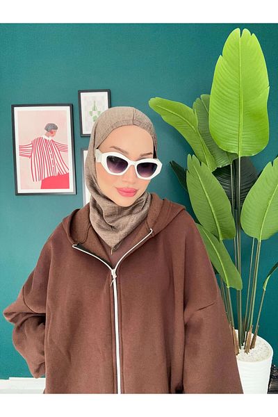 NP Plug and Go Knitwear Balaklava -Latte