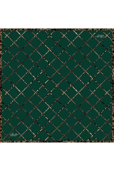 LA BOUTIQUE 11 La Boutique Twill Μεταξωτό Φουλάρι 2058