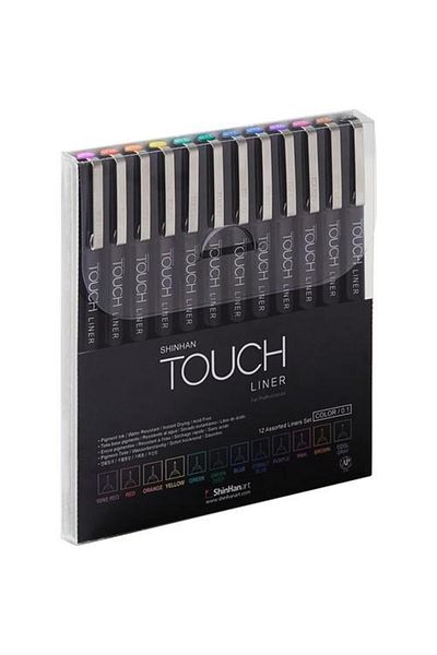 Shinhan Art Touch Liner Set Of 12 Colors [brush] Color