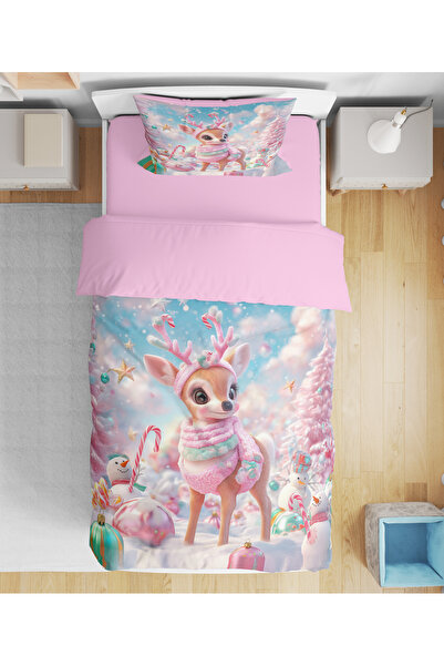 Erays Home Anul Nou Crăciun Crăciun Căprior 3D Imprimat digital Husă de pilot...