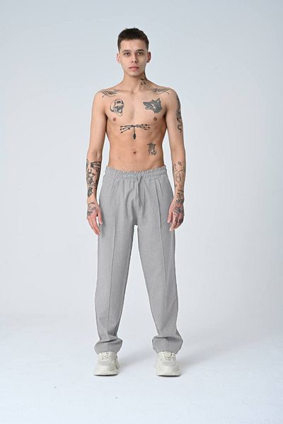 İMVAGO Baggy Pleated Linen Trousers